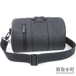 Louis Vuitton City Keepall Shoulder Bag Monogram Shadow Embossed Leather